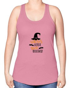 witches gotta stick together 5# - witch -Racerback Tank