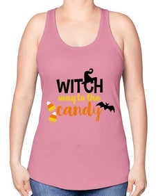 witchwaycandy 4# - witch -Racerback Tank