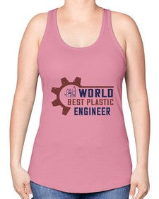world best plastic engineer Style 477# - engineer -Racerback Tank