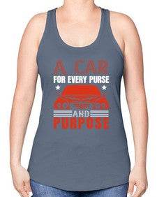 A car for every purse and purpose 2# - car -Racerback Tank