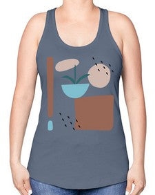 Abstract Shape 189# - art pop art -Racerback Tank