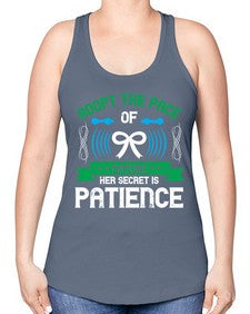 Adopt the pace of nature her secret is patience Style 50# - Self awareness -Racerback Tank