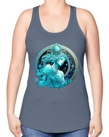 Aquarius 63# - aquarius -Racerback Tank