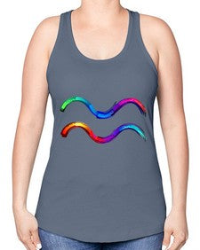 Aquarius 69# - aquarius -Racerback Tank