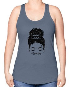 Aquarius Woman - aquarius -Racerback Tank