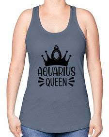 Aquarius queen 73# - aquarius -Racerback Tank