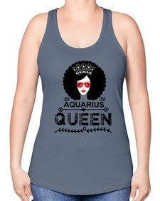 Aquarius queen 75# - aquarius -Racerback Tank