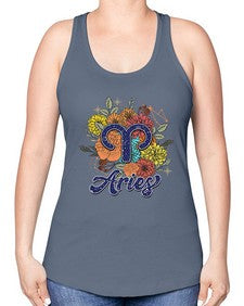 Aries 5# - aries -Racerback Tank