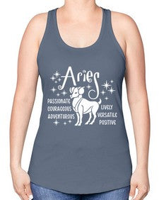 Aries 99# - aries -Racerback Tank