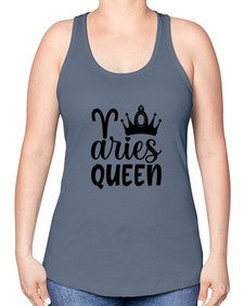 Aries queen 118# - aries -Racerback Tank