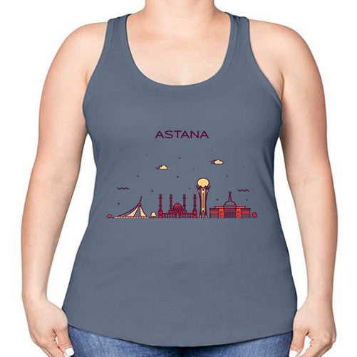 Astana 360# - cities -Racerback Tank