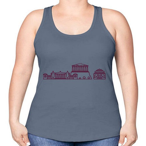 Athens 367# - cities -Racerback Tank