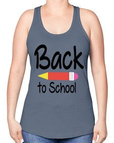 Back to School 5# - general school -Racerback Tank
