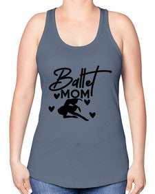Ballet mom 75# - ballet -Racerback Tank