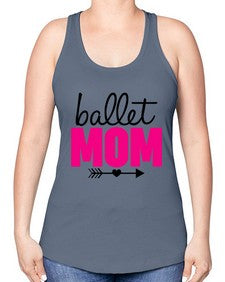 Ballet mom 76# - ballet -Racerback Tank