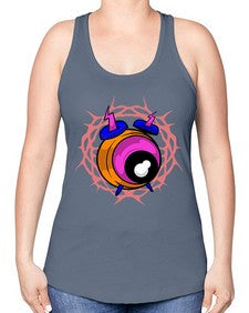 Bastard alarm 10# - cartoon general -Racerback Tank