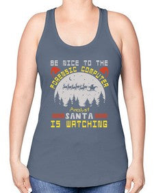 Be nice to the forensic computer analyst 32# - computer -Racerback Tank