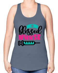 Blessed Nurse Style Style 630# - nurse -Racerback Tank