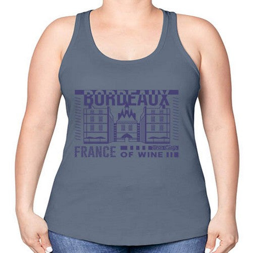 Bordeaux 475# - cities -Racerback Tank