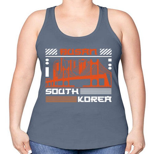 Busan 524# - cities -Racerback Tank