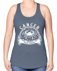 Cancer 14# - cancer -Racerback Tank