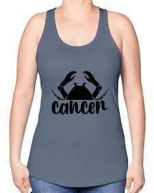 Cancer 156# - cancer -Racerback Tank