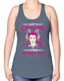 Capricorn chick 193# - capricorn -Racerback Tank
