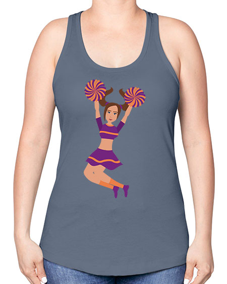 Cheerleader 16# - cheer -Racerback Tank