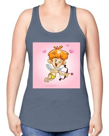 Cupid 80# - cartoon general -Racerback Tank