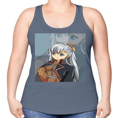 Cute princess game 65# - anime -Racerback Tank