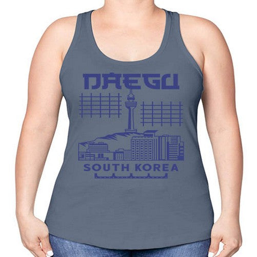 Daegu 641# - cities -Racerback Tank
