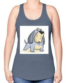 dog 115# - dogs -Racerback Tank