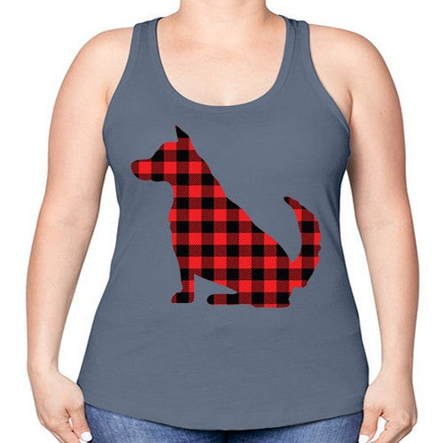 Dog Style 105# - dogs -Racerback Tank