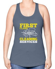 First class cleaning service Style 159# - cleaner -Racerback Tank