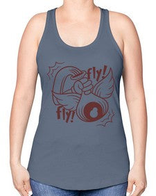 Fly 125# - cartoon general -Racerback Tank