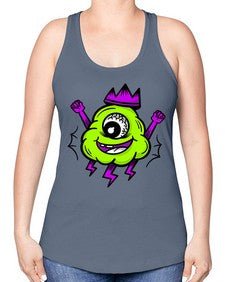 Forever thunder 127# - cartoon general -Racerback Tank