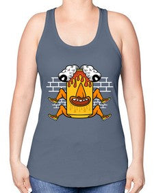 Fuck the weekend 128# - cartoon general -Racerback Tank