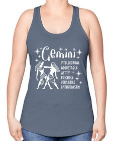 Gemini 221# - gemini -Racerback Tank