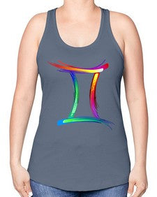 Gemini 222# - gemini -Racerback Tank