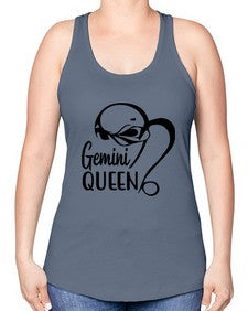 Gemini queen 231# - gemini -Racerback Tank