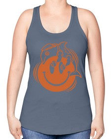 Give smile get hugs 131# - cartoon general -Racerback Tank