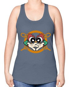 Good mantra 132# - cartoon general -Racerback Tank