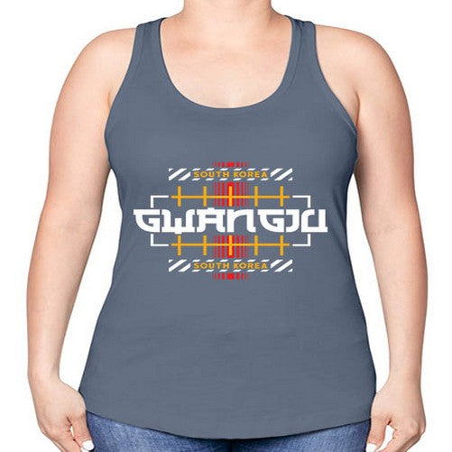 Gwangju 801# - cities -Racerback Tank