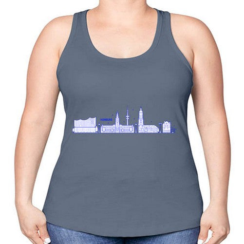 Hamburg 808# - cities -Racerback Tank