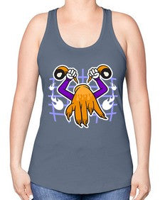 Haunted spy 137# - cartoon general -Racerback Tank