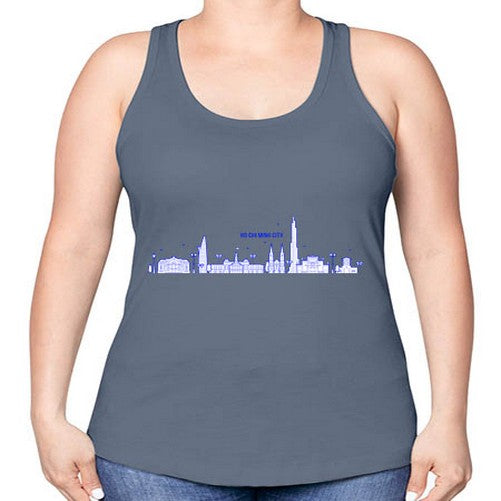 Ho Chi Minh 840# - cities -Racerback Tank