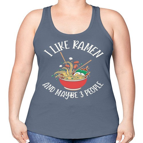 I Like Ramen Japanese Noodles 239# - anime -Racerback Tank