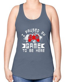 I paused my game to be here 54# - computer -Racerback Tank