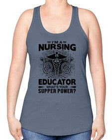 Im a nursing Style 227# - nurse -Racerback Tank