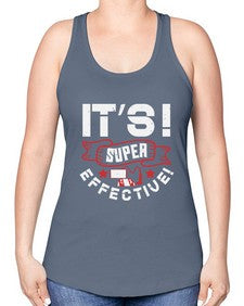 Its super effective 31# - video games -Racerback Tank